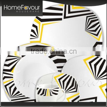 Customisable Packaging Durable Kitchen Ceramic Square Plate
