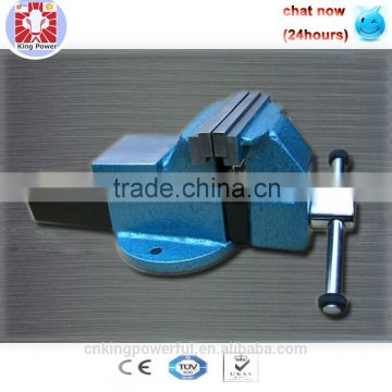 High quality casting steel bench vise with anvil