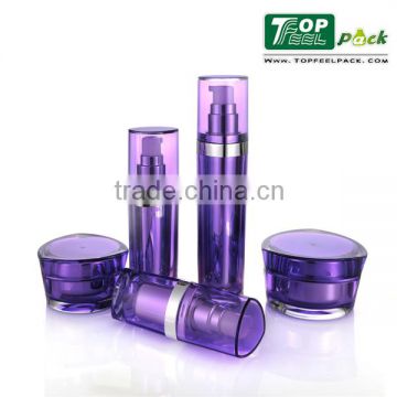 Dark Purple Acrylic Fancy Lotion Bottles