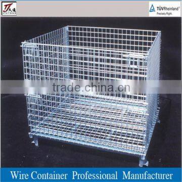JT Warehouse Foldable Wire Mesh Storage Cage