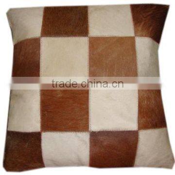 Chess Design Cushion Cover In Leather CC-5