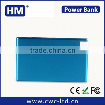 high quality ultra thin card shaped mobile universal power bank