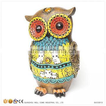 Coin Saving Box Table Owl Decoration in Unique Designs