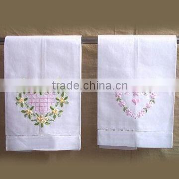 embroidery guest towel