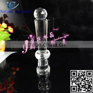 China supllier k9 crystal chess set