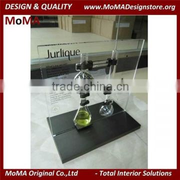 Clear Acrylic Cosmetic Display Stand, Custom Perfume Display Stand
