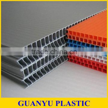 Thickness 2-12mm PP Coroplast / corrugated sheet for advertising UV printing /screen printing