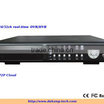 32channel CIF realtime DVR,p2p cloud 32ch Standalone DVR,easy mobile phone&IE access
