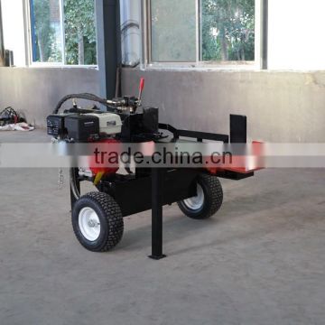 hot selling 42t 610mm hydraulic cutter wood with log tray from China