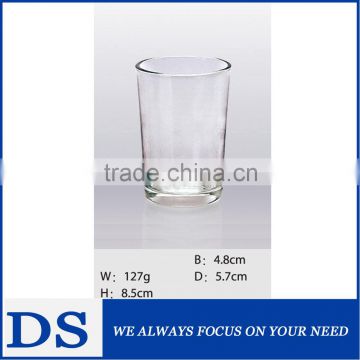 classic glassware, glass cup with fire polished, tableware