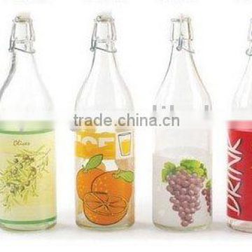 Glass Water Bottle