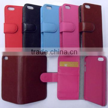 wallet leather case for htc Flip Leather Mobile Phone Cover Case Stand Design