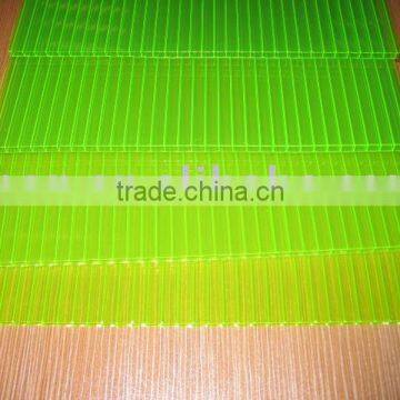 foshan tonon polycarbonate panel manufacturer yellow double layer policarbonato sheet made in China