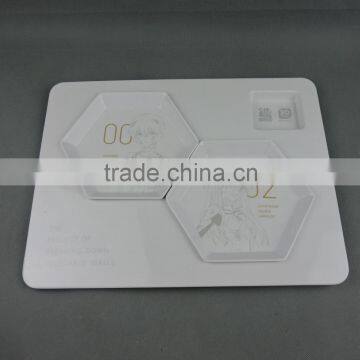 D665 and T665 melamine tray with plate