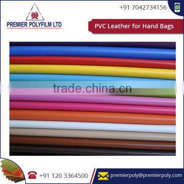 Provide The Entire Range Of PVC Leather For Hand Bag With Excellent Design, Colors
