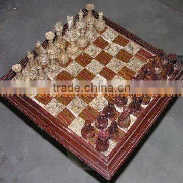 Bottom Price New Type ONYX CHESS BOARDS WITH FIGURES