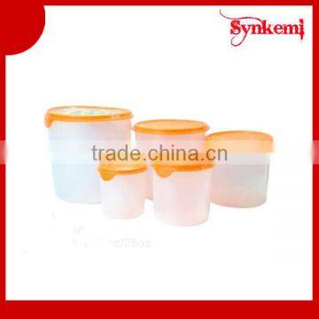 Plastic rice storage containers