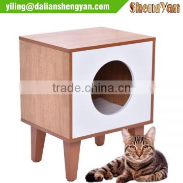 Wooden Cat Box Hidden Pet Cabinet Furniture