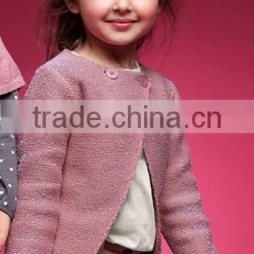 fashion girl's cardigan, hand made wool sweaters for children