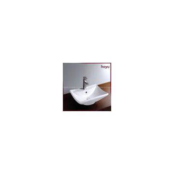 HY-5101 modern ceramic sink bathroom square