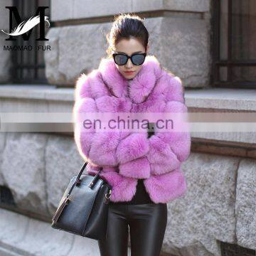 2017 New Whole Skin Real Fur Coat Russia Style Chinese Winter Coat Women