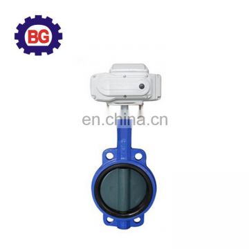 Carbon steel pneumatic wafer butterfly valve