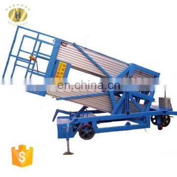7LSJLII Shandong SevenLift 12m self propelled electric hydraulic lift table aluminum ladder with best service