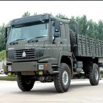 4x4 military truck SINOTRUK HOWO 4x4 cargo truck military truck  china factory supply low price