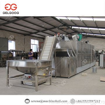 Automatic Cacao Beans Roaster Machinery Processing Plant Drying Equipment Production Line For Sale