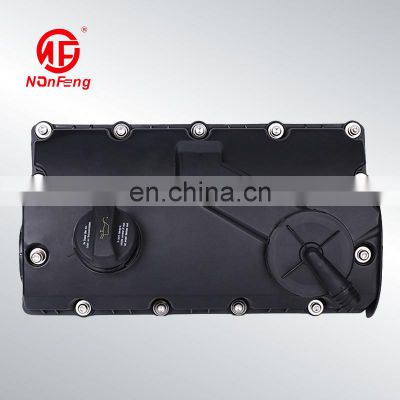 Black Plastic Auto Engine Valve Cover For Volkswagen 038103475n 038103475p 038103475t 038103475aa 038-103-469-ae