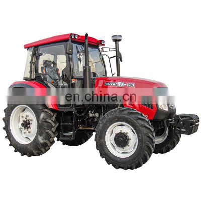 Farm MAP Multi-purpose 4wd 120hp 130hp 140 hp 4 wheel drive mini front loader tractor 4x4 agricultural grapple