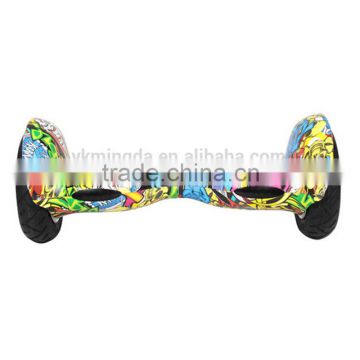 2016 newest 10 inch 2 wheels Chargeable board self balance scooter twisting electric skateboard Samsung battery