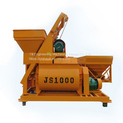 china hot sale good price js1000 rotating cement concrete mixer factory machinery