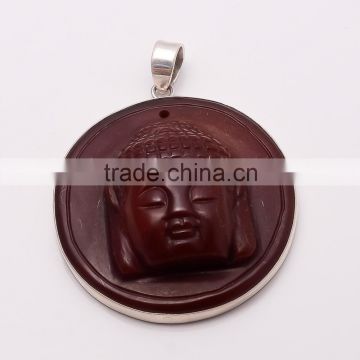 BUDHA ONYX PENDANT 925 Sterling Silver Pendant, SILVER JEWELRY EXPORTER,SILVER JEWELRY WHOLESALE,SILVER EXPORTER