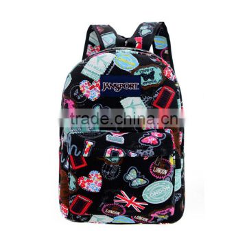 Fashion polyester student girls bacpack kids bag school bags for teenagers