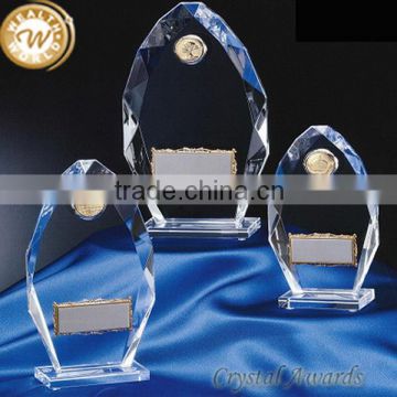 Low price hot selling crystal trophy award for business