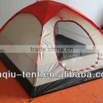 Single layer 3-4 person Camping tent