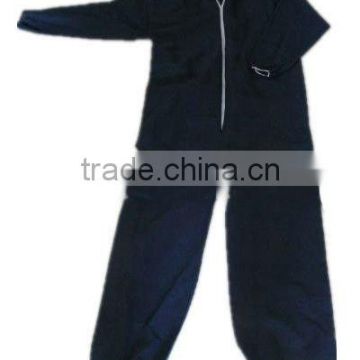 Disposable PP Coverall with Hood and Elastic Cuff