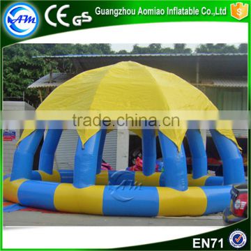 Customize water pool cover tent inflatable swimming pool tents for sale