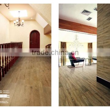 White imitation wood texture floor tile