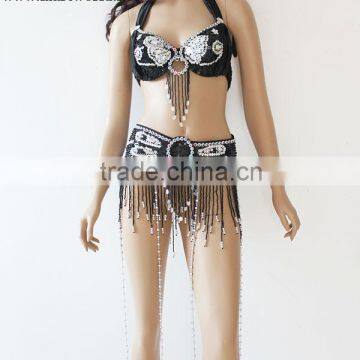 black belly dance costumes china(XF-034)