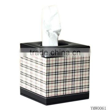 PU Leather Tissue Paper Box for Home & Hotel Supplies