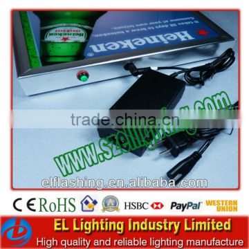 The snap waterproof led flashing box for ad