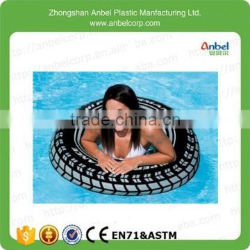 2015 New Design Giant Tire Inflatable Floating Swimming Tube Raft Big Pool&beach Float 36"