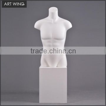 half bust form male mannequin torso for sale
