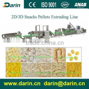 Jinan Snack food 3D pellet flour bugles chips making machine