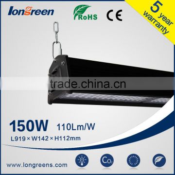 High lumen competitive price 150w linear led highbay