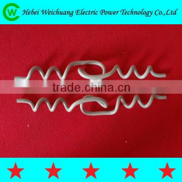 Helical armor rod of protect fittings