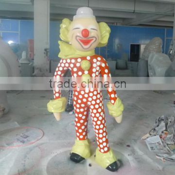 FRP Promotion Sculpture Fiberglass Red Joker