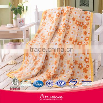 Coral fleece blanket super soft 100% polyester blanket bedcover fabric KING QUEEN SIZE truelove inlove